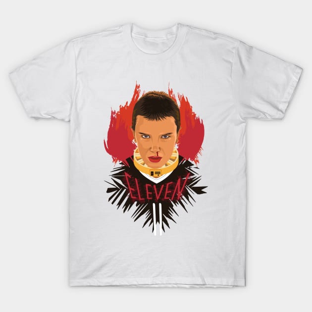 Eleven 11 Stranger Things T-Shirt by Laksana Ardie Store